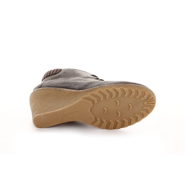 Damskie buty za kostkę LACOSTE LEREN 724srw3340007 kolor szary