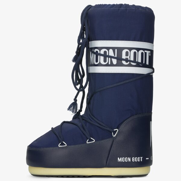 Damskie śniegowce MOON BOOT NYLON 14004400002 kolor niebieski