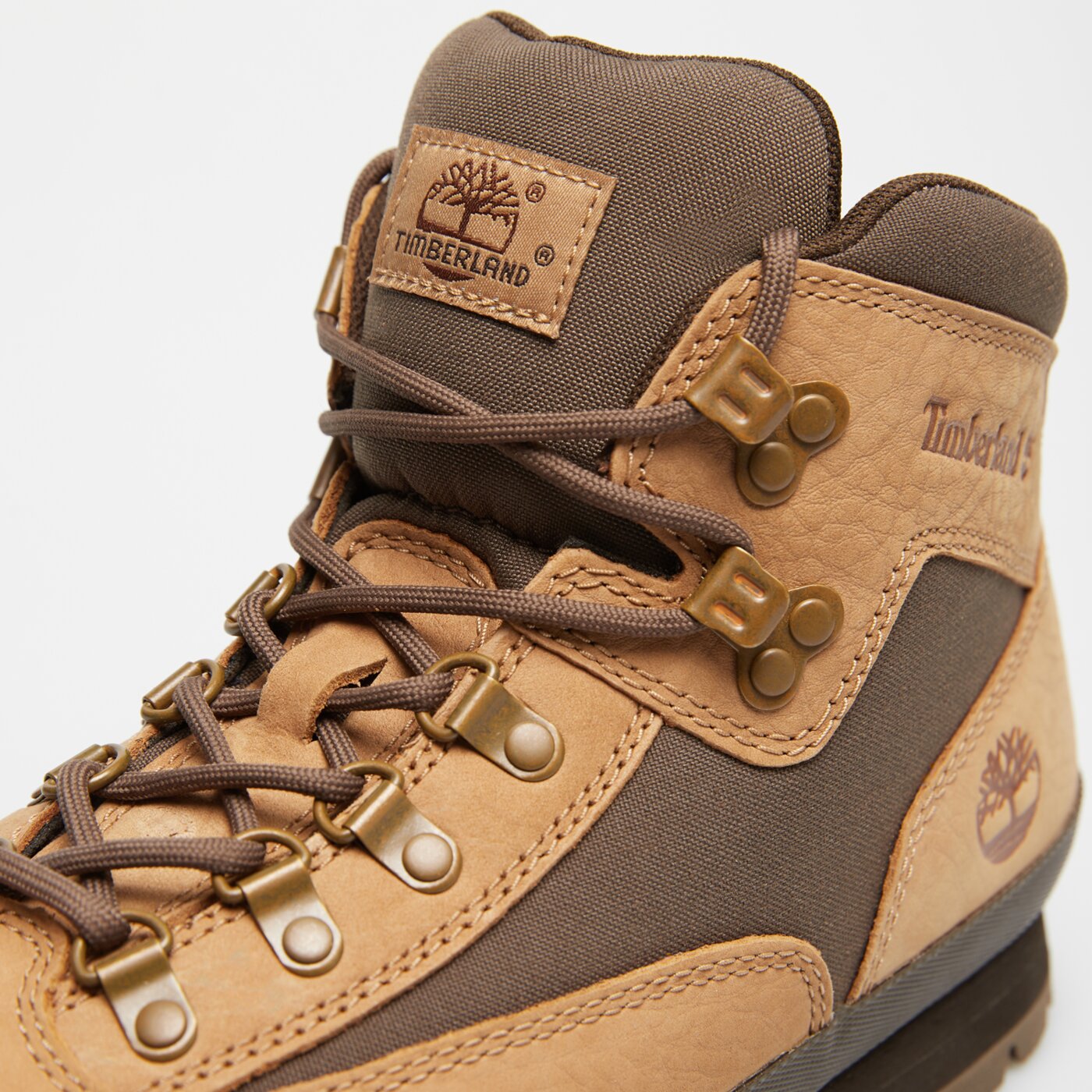 Męskie buty outdoor (trekkingowe) TIMBERLAND EURO HIKER MID LACE BOOT tb0a2p27afh1 kolor beżowy