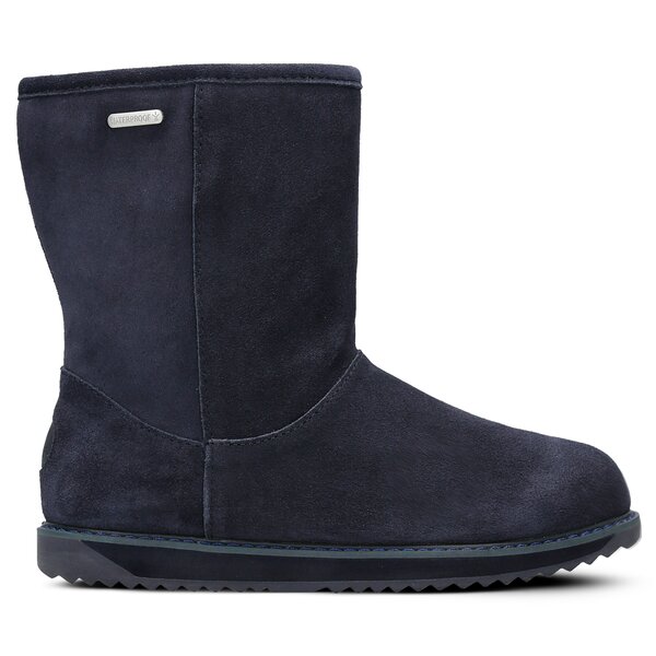 Damskie botki / sztyblety EMU PATERSON CLASSIC LO MIDNIGHT w11590midnight kolor granatowy