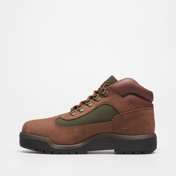 Męskie buty za kostkę TIMBERLAND FIELD BOOT MID LACE WATERPROOF BOOT tb1a18a6d471 kolor brązowy