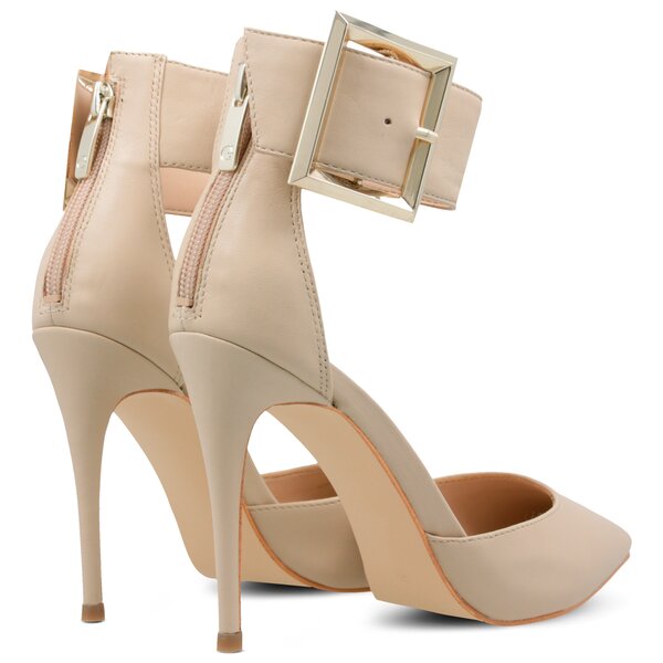 Damskie szpilki / czółenka GUESS OVIE fl5ovelea08cream kolor beżowy
