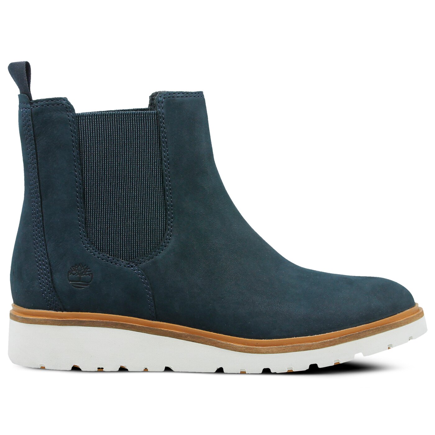 Damskie botki / sztyblety TIMBERLAND ELLIS STREET PERF CHELSEA a1pf1 kolor granatowy