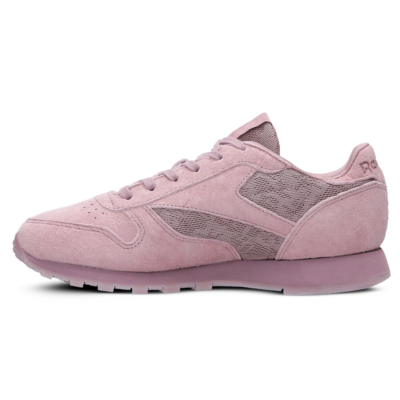 Damskie sneakersy (buty) REEBOK CL LTHR LACE bs6521 kolor fioletowy