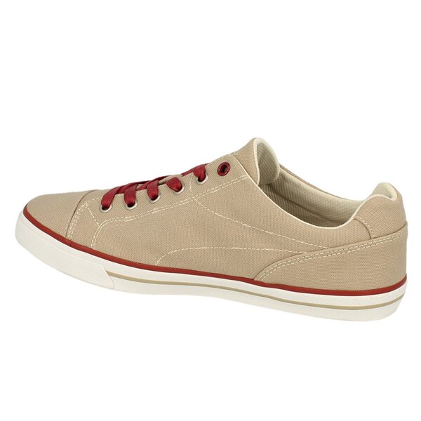 Męskie trampki TIMBERLAND CANVAS CAP TOE OXFORD  5305a kolor beżowy