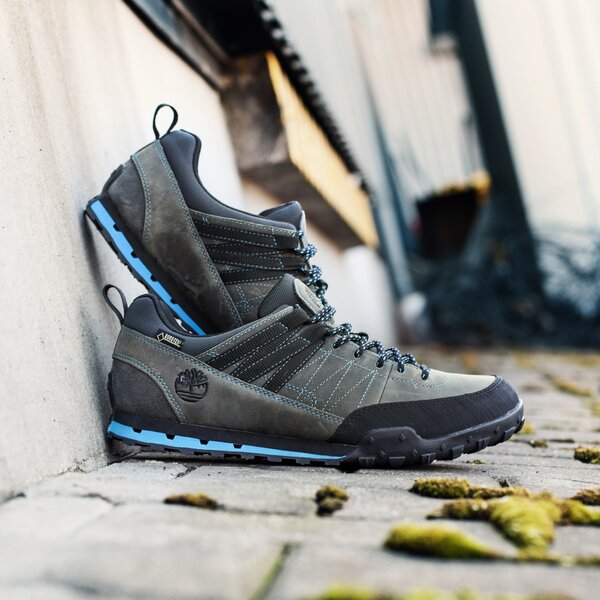 Męskie buty outdoor (trekkingowe) TIMBERLAND GREELEY LOW LTR GTX a116p kolor szary