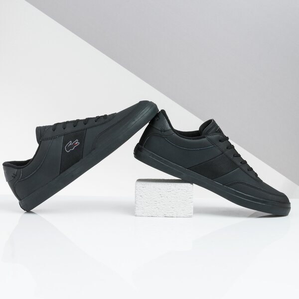 Męskie sneakersy (buty) LACOSTE COURT-MASTER 319 5 738cma006502h kolor czarny