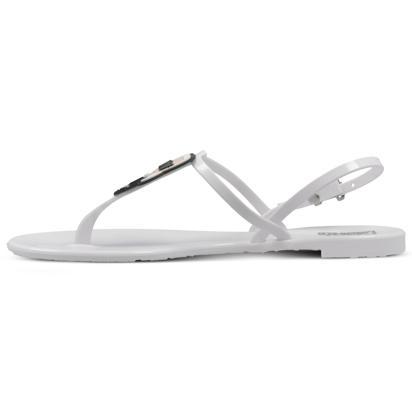 Damskie sandały KARL LAGERFELD JELLY KARL IKONIC SLING kl80002v11 kolor biały