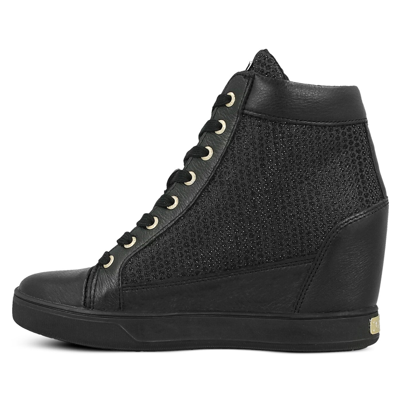 Damskie trampki GUESS FURIA flfri1fam12black kolor czarny