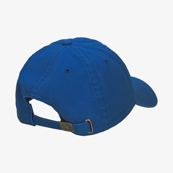 Damska czapka z daszkiem TIMBERLAND CZAPKA COTTON CANVAS BASEBALL CAP tb0a1e9m4841 kolor niebieski