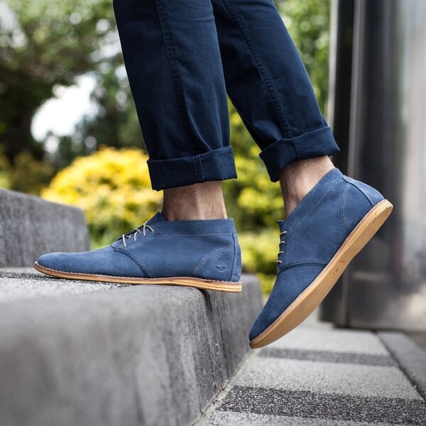 Męskie buty za kostkę TIMBERLAND REVENIA CHUKKA a15u7 kolor granatowy