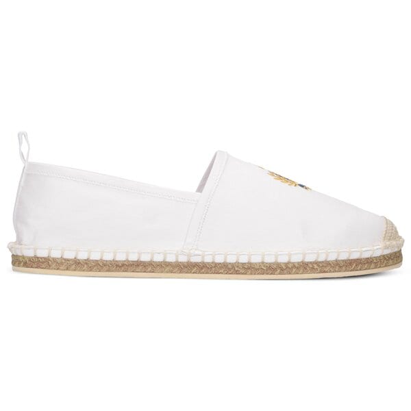 Męskie półbuty POLO RL BARRON SHOE CASUAL WHITE WASHED TWILL 803745775003 kolor biały