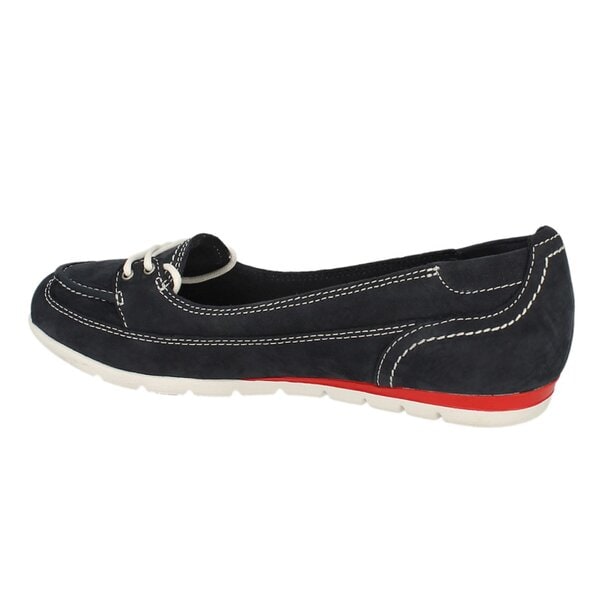 Damskie mokasyny i półbuty TIMBERLAND EK BOAT SHOE  8166a kolor granatowy