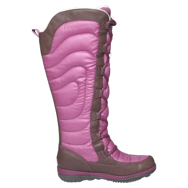Damskie buty outdoor (trekkingowe) TIMBERLAND BP CRYSTAL MOUNTAIN LTHRTALLLACEWP 17681 kolor różowy