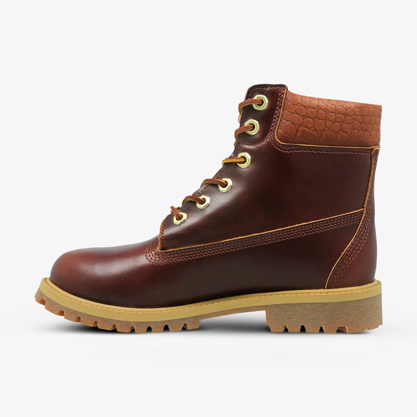 Dziecięce trapery TIMBERLAND PREMIUM 6 INCH WP BOOT  a1pld kolor brązowy