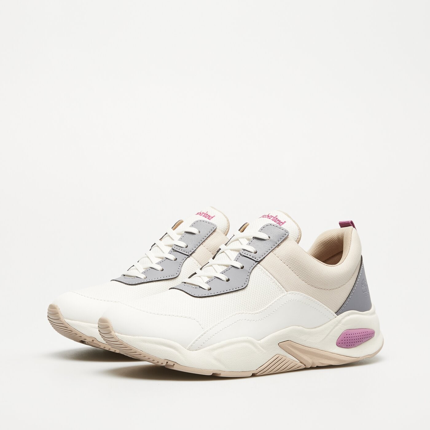 Damskie sneakersy (buty) TIMBERLAND DELPHIVILLE LOW LACE UP SNEAKER tb0a4218ezu1 kolor biały