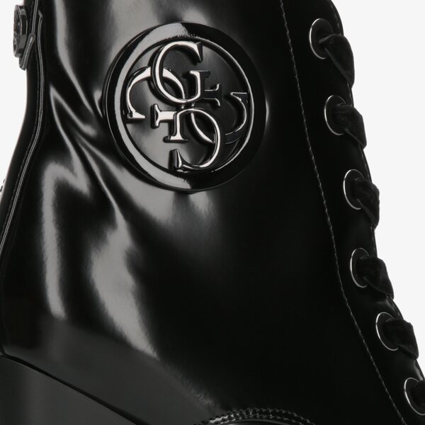 Damskie botki / sztyblety GUESS DEAVAN fl8dvnpaf10black kolor czarny