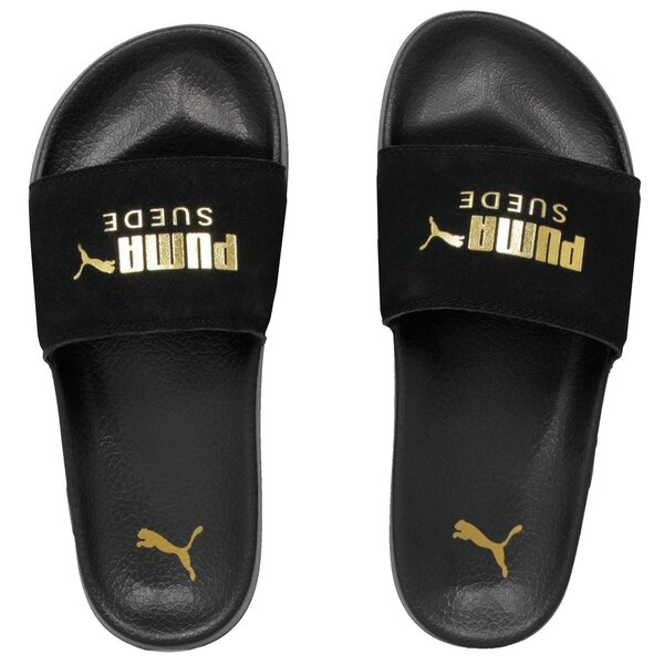 Damskie klapki PUMA LEADCAT SUEDE 36575801 kolor czarny