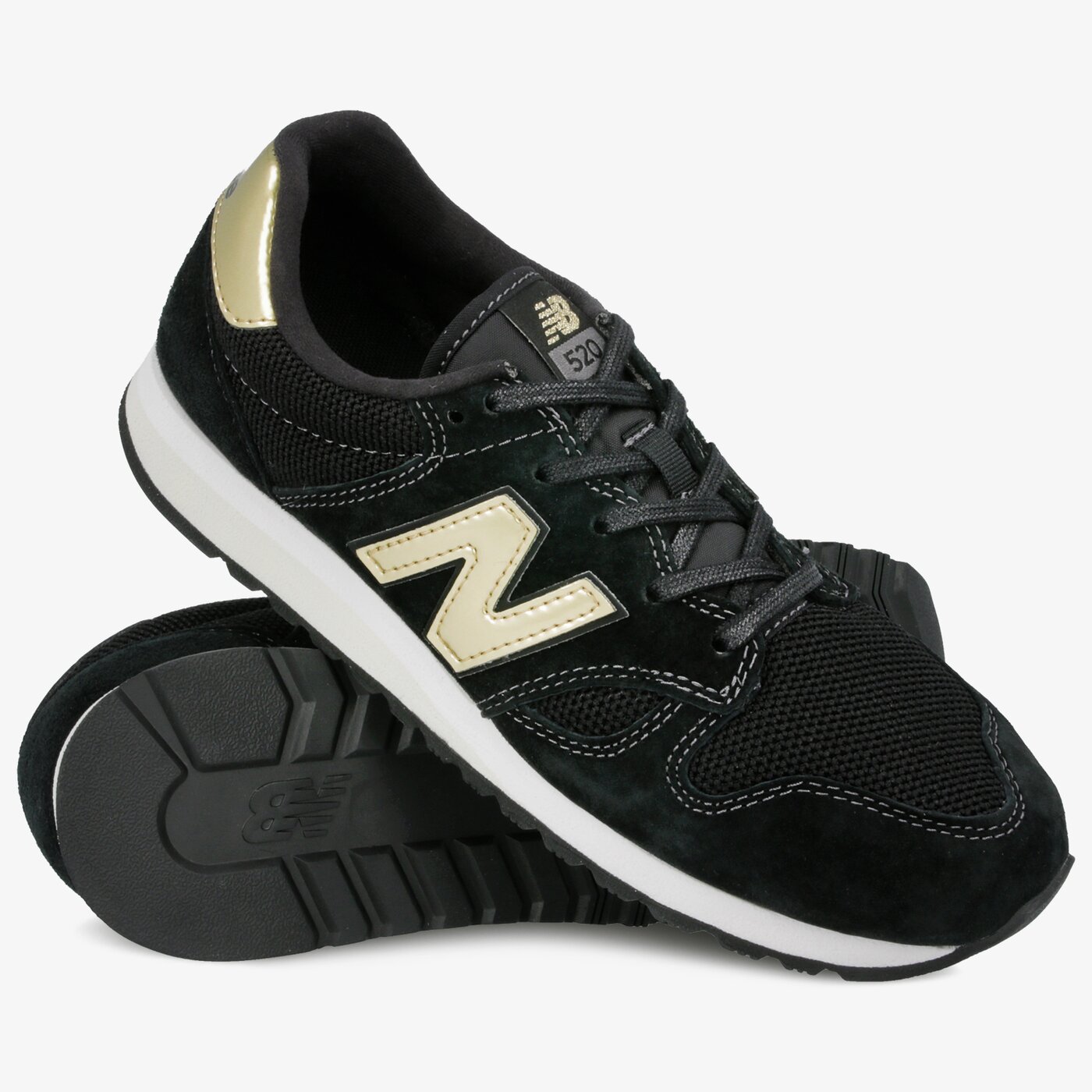 Damskie sneakersy (buty) NEW BALANCE WL520GDB wl520gdb kolor czarny