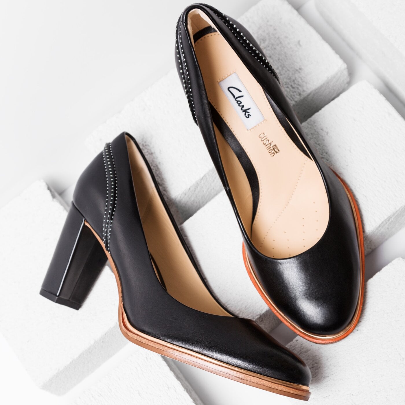 Damskie szpilki / czółenka CLARKS ELLIS EDITH 26129169 kolor czarny