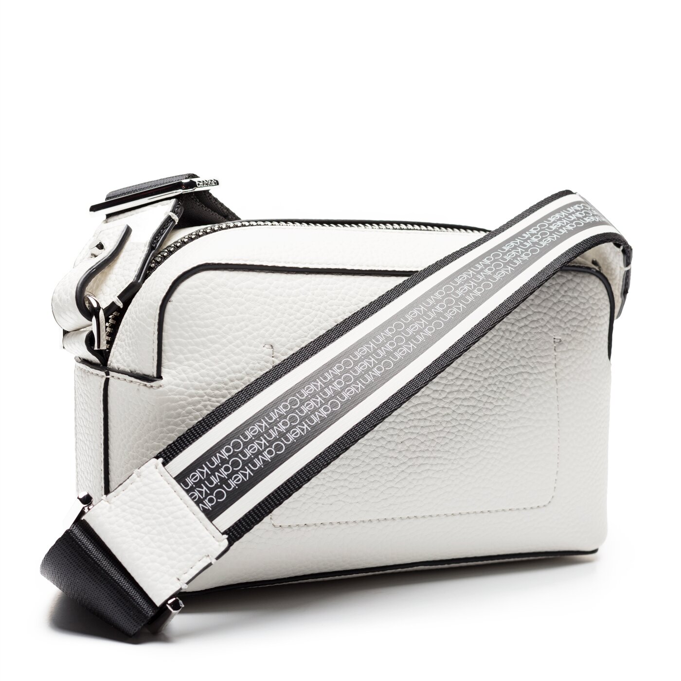 Damska torebka CALVIN KLEIN TOREBKA RACE CROSSBODY k60k604881102 kolor biały