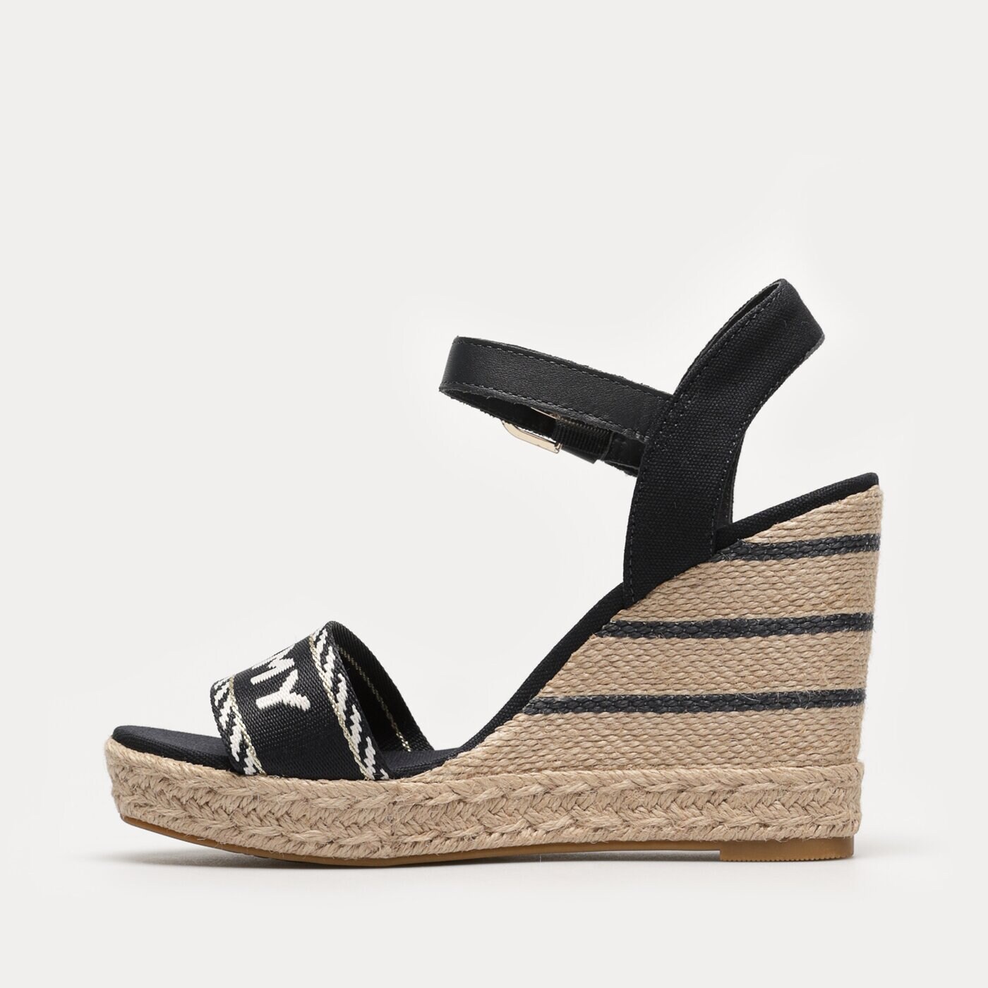 Damskie szpilki / czółenka TOMMY HILFIGER SEASONAL WEBBING WEDGE fw0fw07088dw6 kolor granatowy