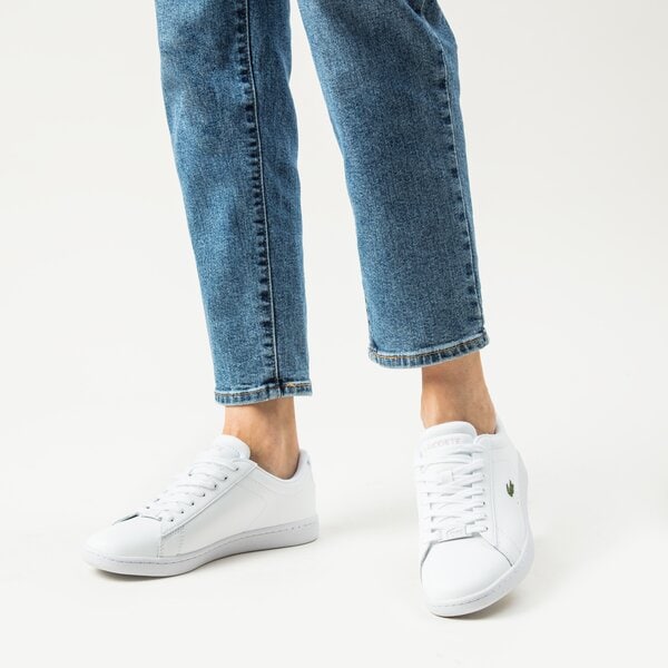 Damskie sneakersy (buty) LACOSTE CARNABY EVO 0722 1 SFA 743SFA00141Y9 743sfa00141y9 kolor biały
