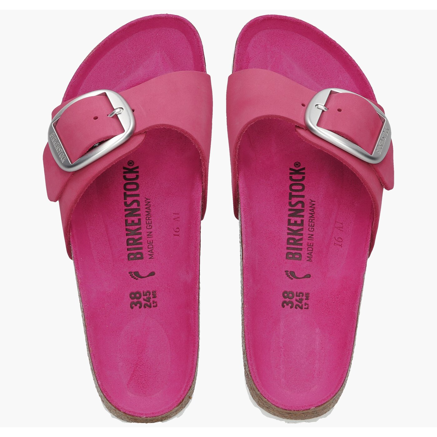 Damskie klapki BIRKENSTOCK MADRID BIG BUCKLE 1018723 kolor różowy