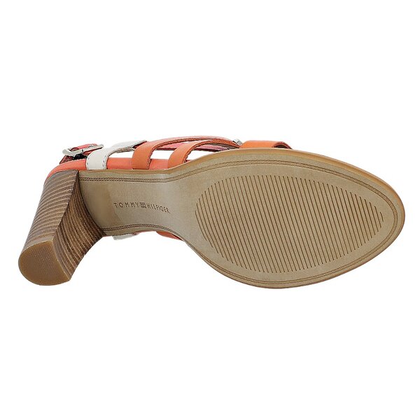 Damskie sandały TOMMY HILFIGER JOAN 3A  fw56816790692 kolor pomarańczowy