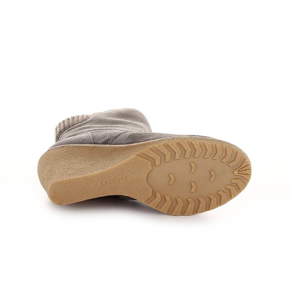 Damskie kozaki LACOSTE LAZARET 724srw3338007 kolor szary