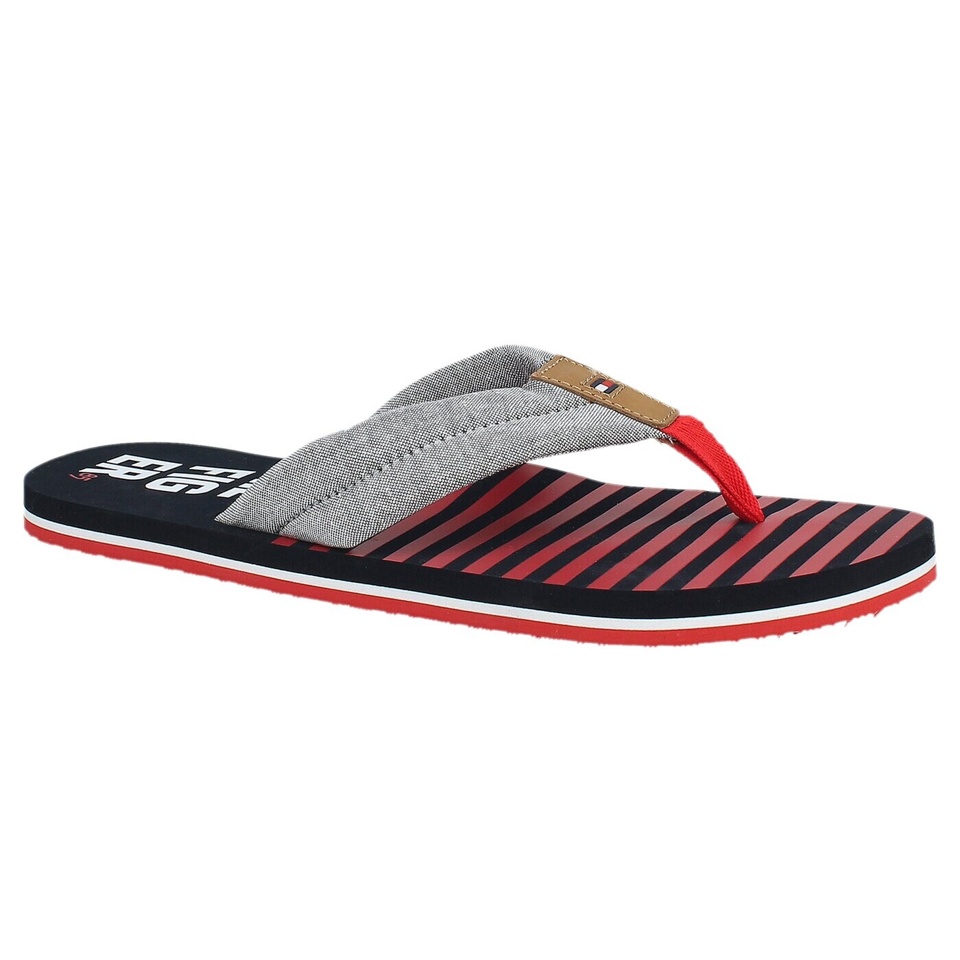 Męskie klapki TOMMY HILFIGER B2285ANKS 9D fm56820934403 kolor szary