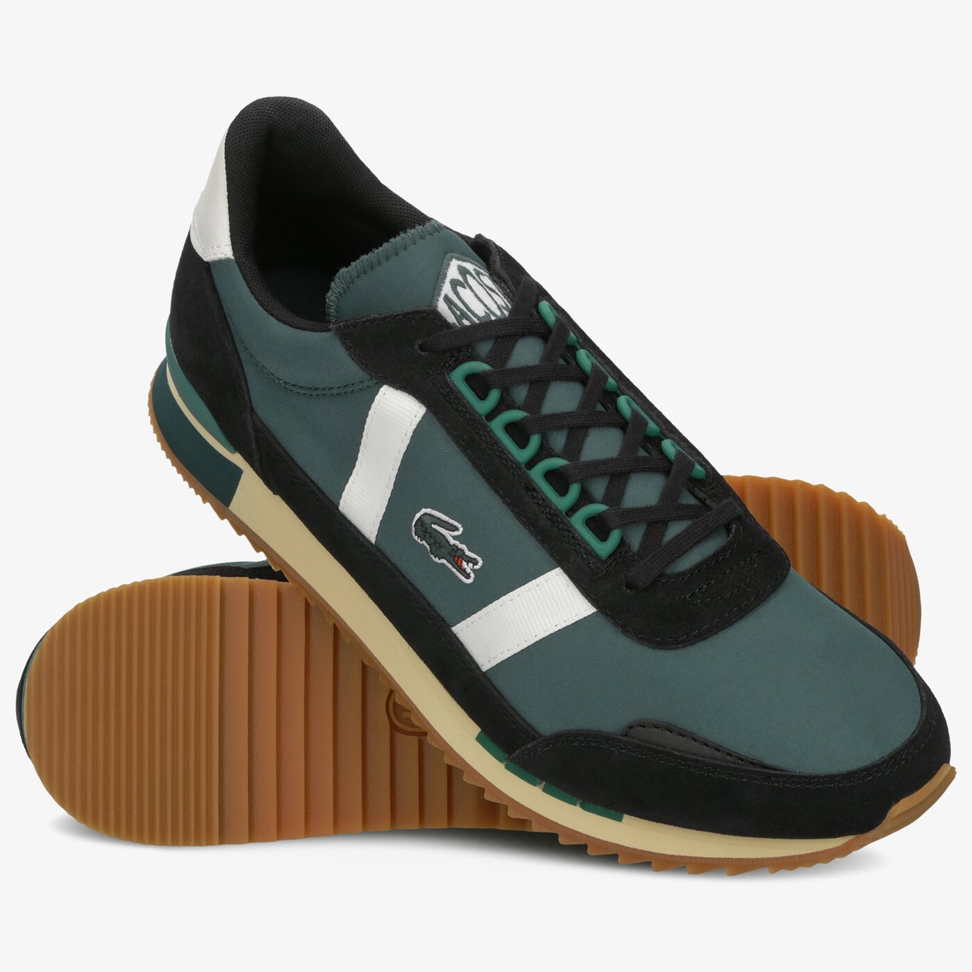 Męskie sneakersy (buty) LACOSTE PARTNER RETRO 319 1 SMA 738sma00061x3 kolor zielony