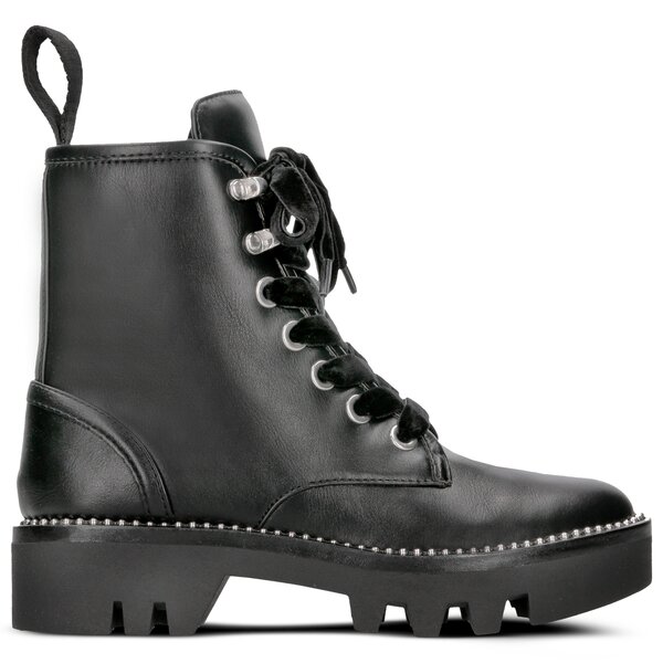 Damskie botki / sztyblety GUESS DIVYA fldia4ele10black kolor czarny