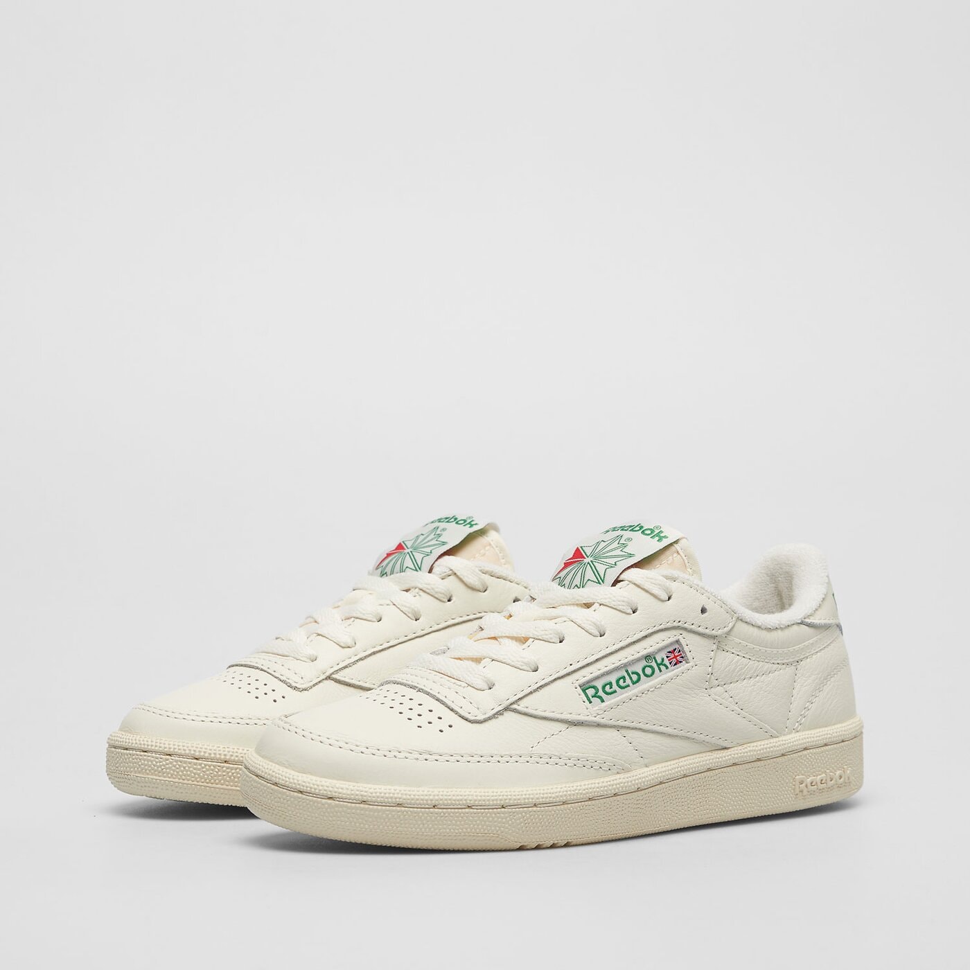 Damskie sneakersy (buty) REEBOK CLUB C 85 VINTAGE 100007797 kolor beżowy