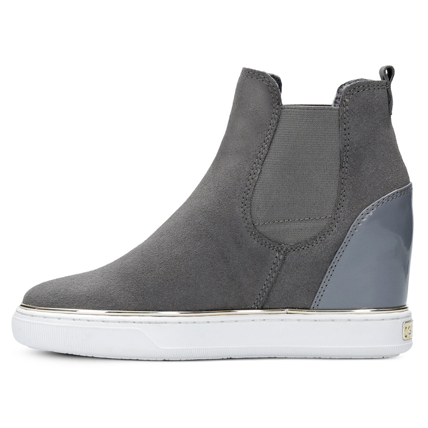 Damskie botki / sztyblety GUESS FREDA flfre3sue12grey kolor szary