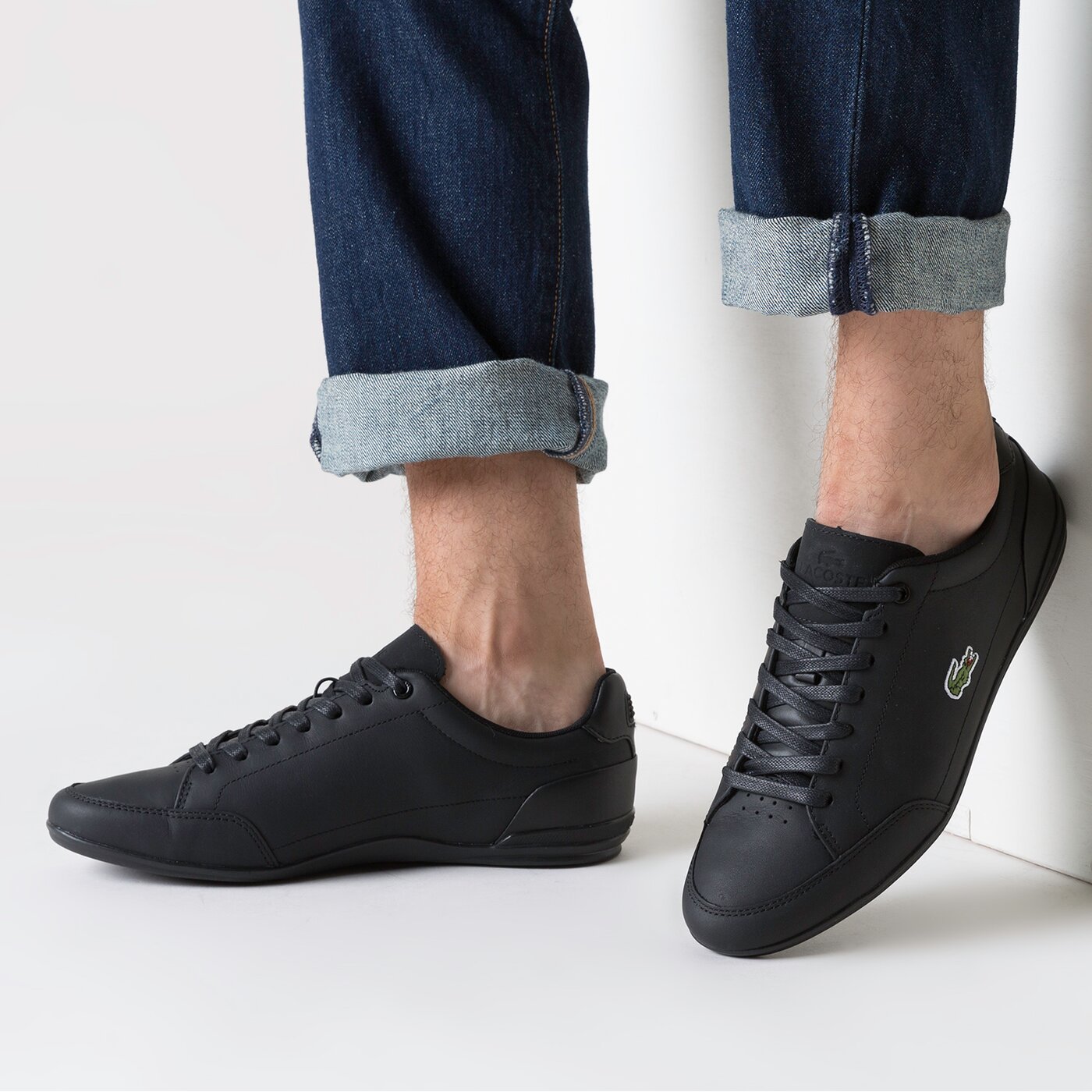 Męskie sneakersy (buty) LACOSTE CHAYMON CRAFTED 0722 1 CMA 743cma004302h kolor czarny