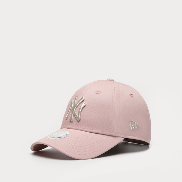 Damska czapka z daszkiem NEW ERA CZAPKA WMNS METALLIC LOGO 940 NYY NEW YORK YANKEES 60357983 kolor koralowy
