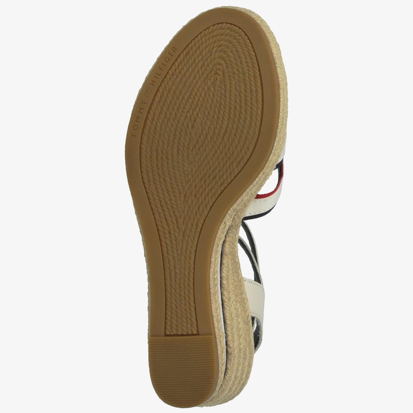 Damskie sandały TOMMY HILFIGER ELBA 60C1 ICONIC ELBA CORPORATE RIBBON fw0fw04056020 kolor biały