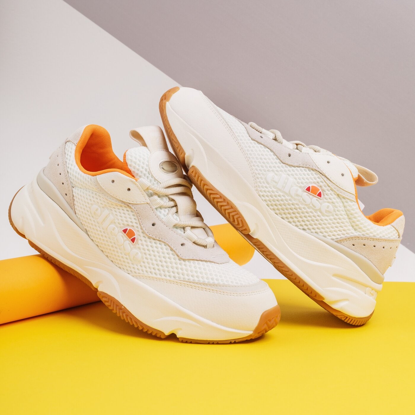 Damskie sneakersy (buty) ELLESSE MASSELLO 613615 kolor biały