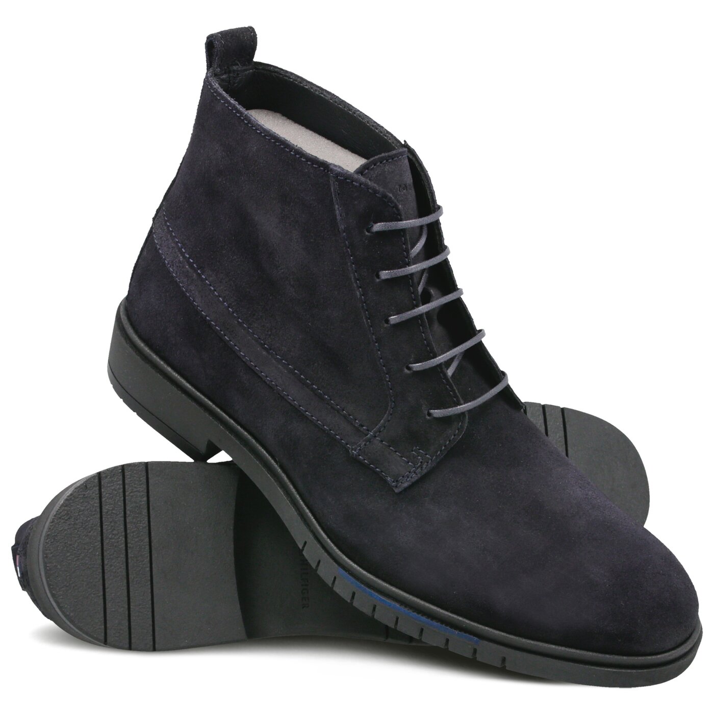 Męskie buty za kostkę TOMMY HILFIGER CAMDEN 2B fm0fm01760403 kolor granatowy