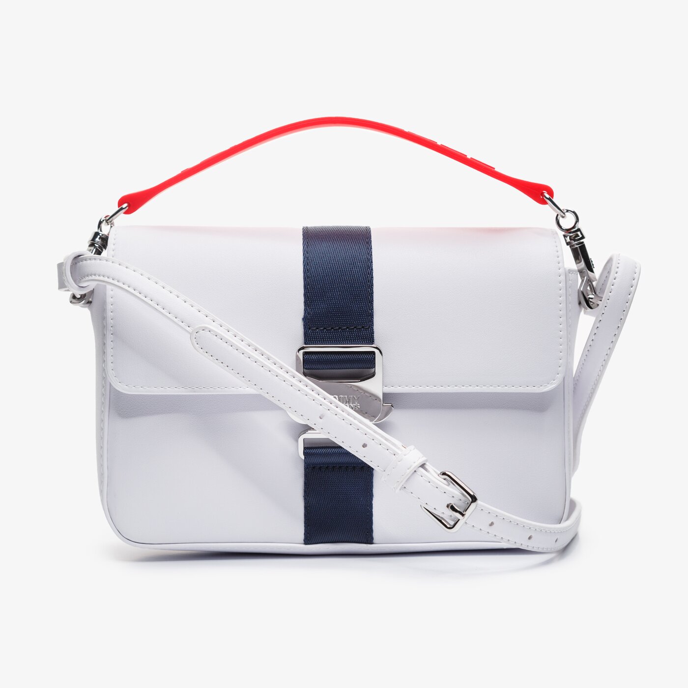 Damska torebka TOMMY HILFIGER TOREBKA FEMME ITEM CROSSOVER aw0aw08409ya2 kolor biały