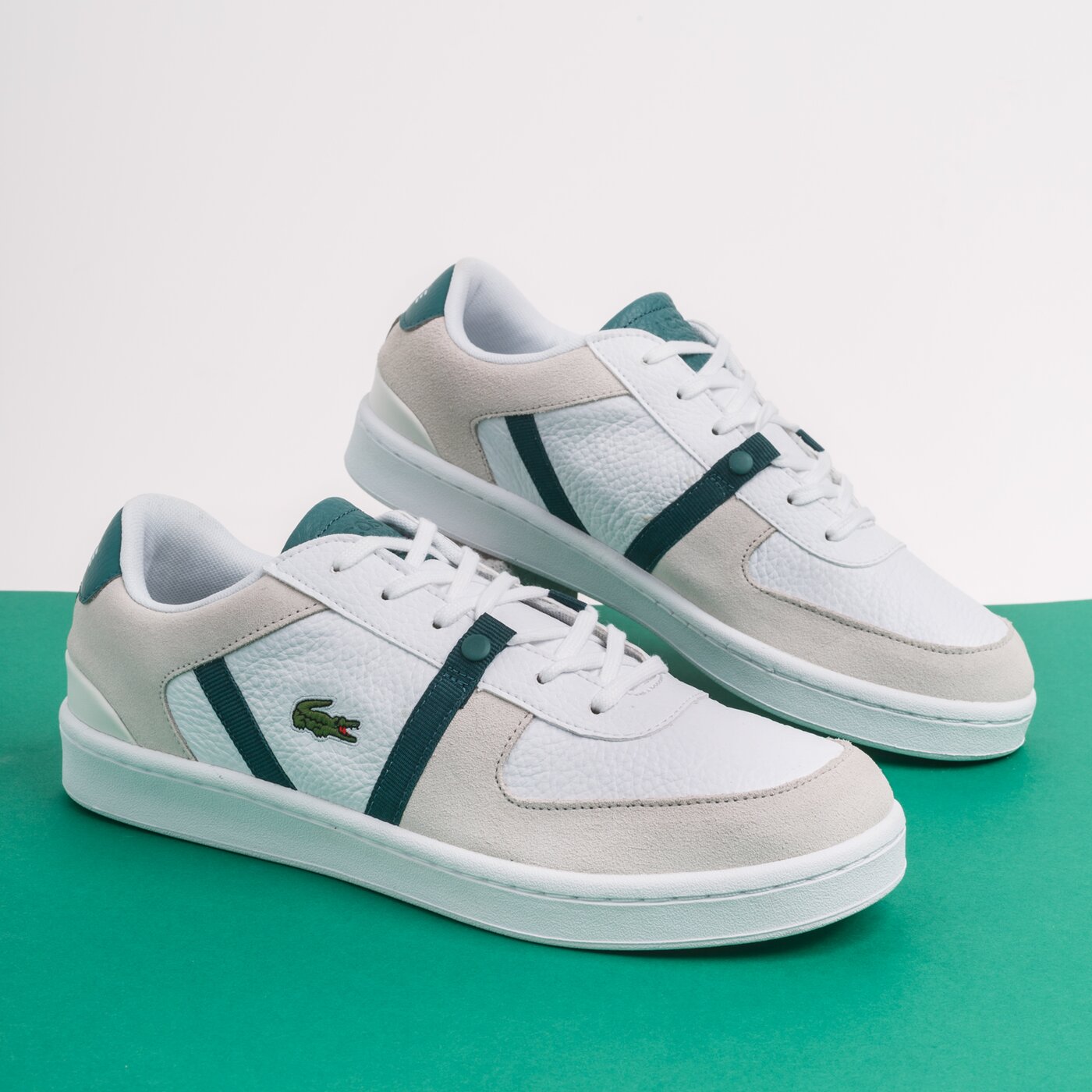 Męskie sneakersy (buty) LACOSTE SPLITSTEP 120 1 SMA 739sma0060wg1 kolor biały