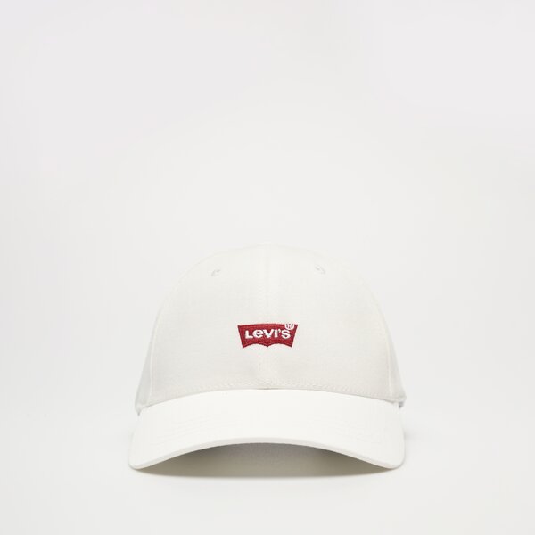 Damska czapka z daszkiem LEVI'S CZAPKA HOUSEMARK FLEXFIT CAP d7723-0001 kolor biały