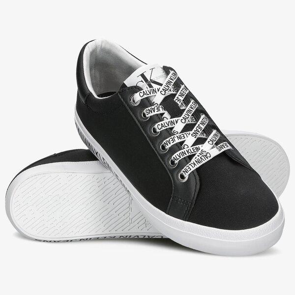 Damskie trampki CALVIN KLEIN LOW PROFILE SNEAKER LACEUP yw0yw00057bds kolor czarny