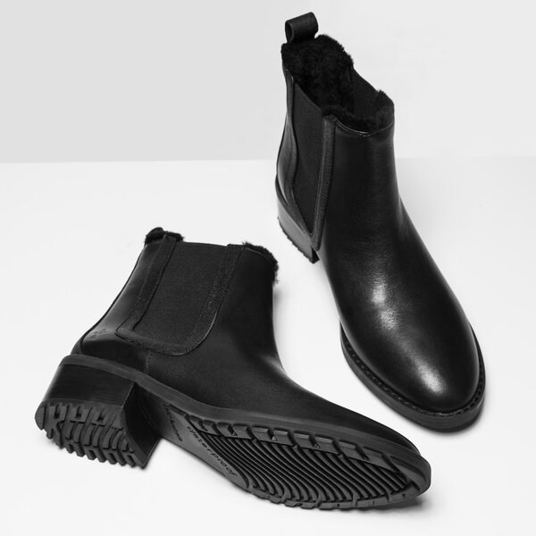 Damskie botki / sztyblety EMU AUSTRALIA ELLIN  w11297black kolor czarny