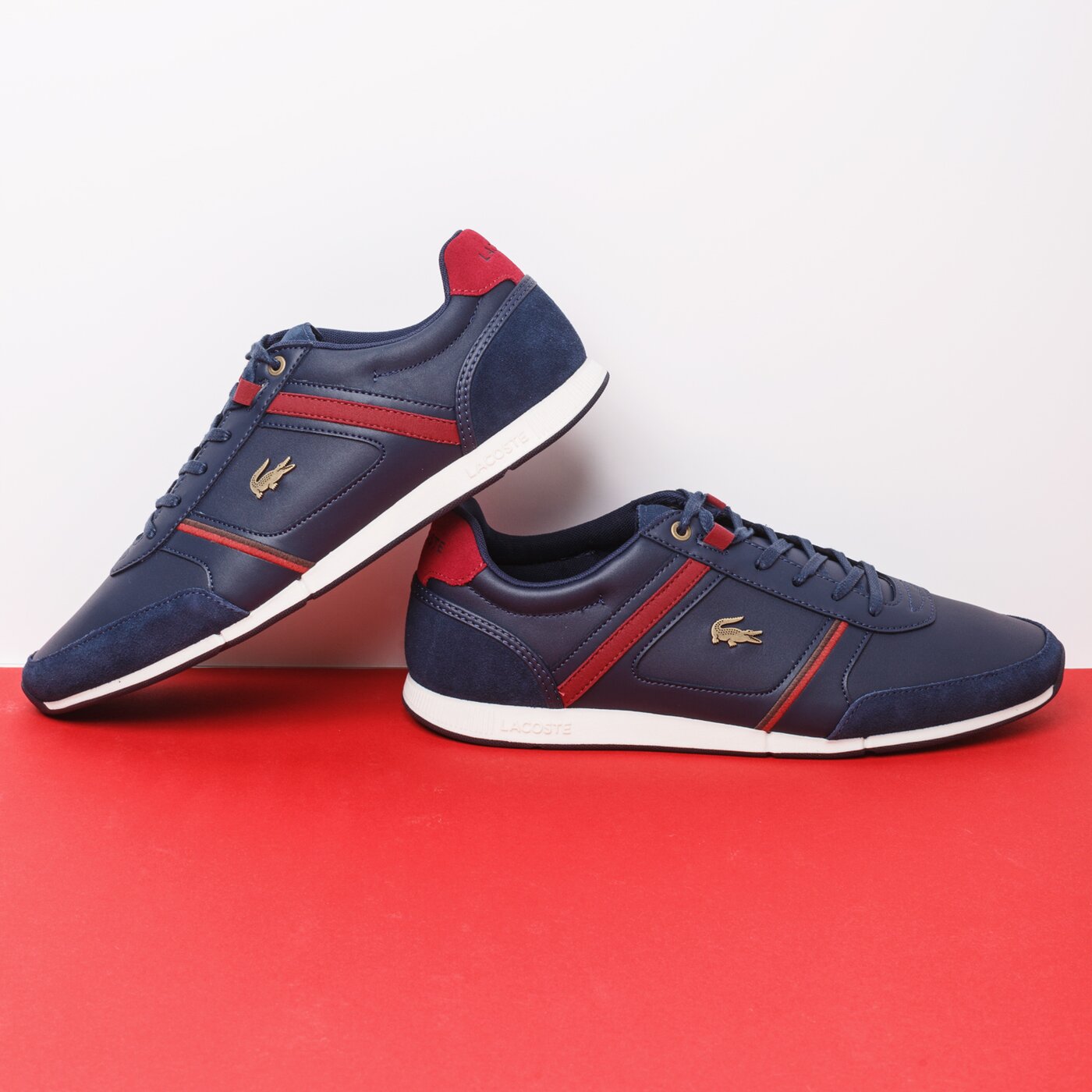 Męskie sneakersy (buty) LACOSTE MENERVA 120 1 739cma00075a5 kolor granatowy