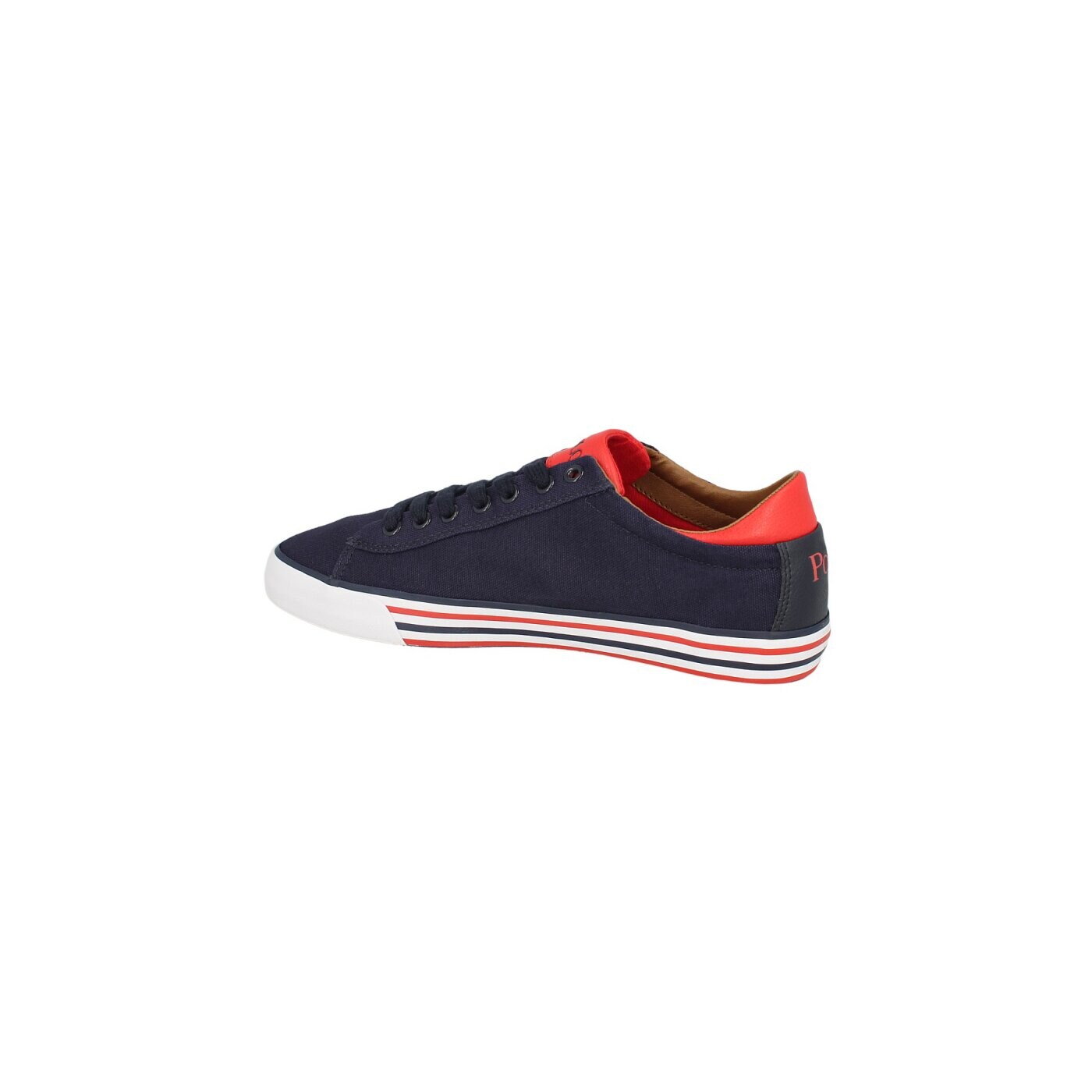 Męskie trampki POLO RL HARVEY NE NEWPORT NAVY/RL2000 RED CANVAS 8161907580gb kolor granatowy