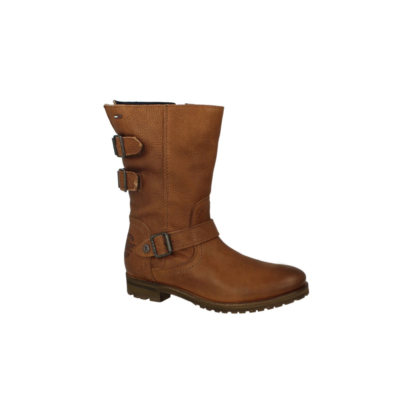 Damskie kozaki TOMMY HILFIGER ELINA 1A  en56816054606 kolor brązowy