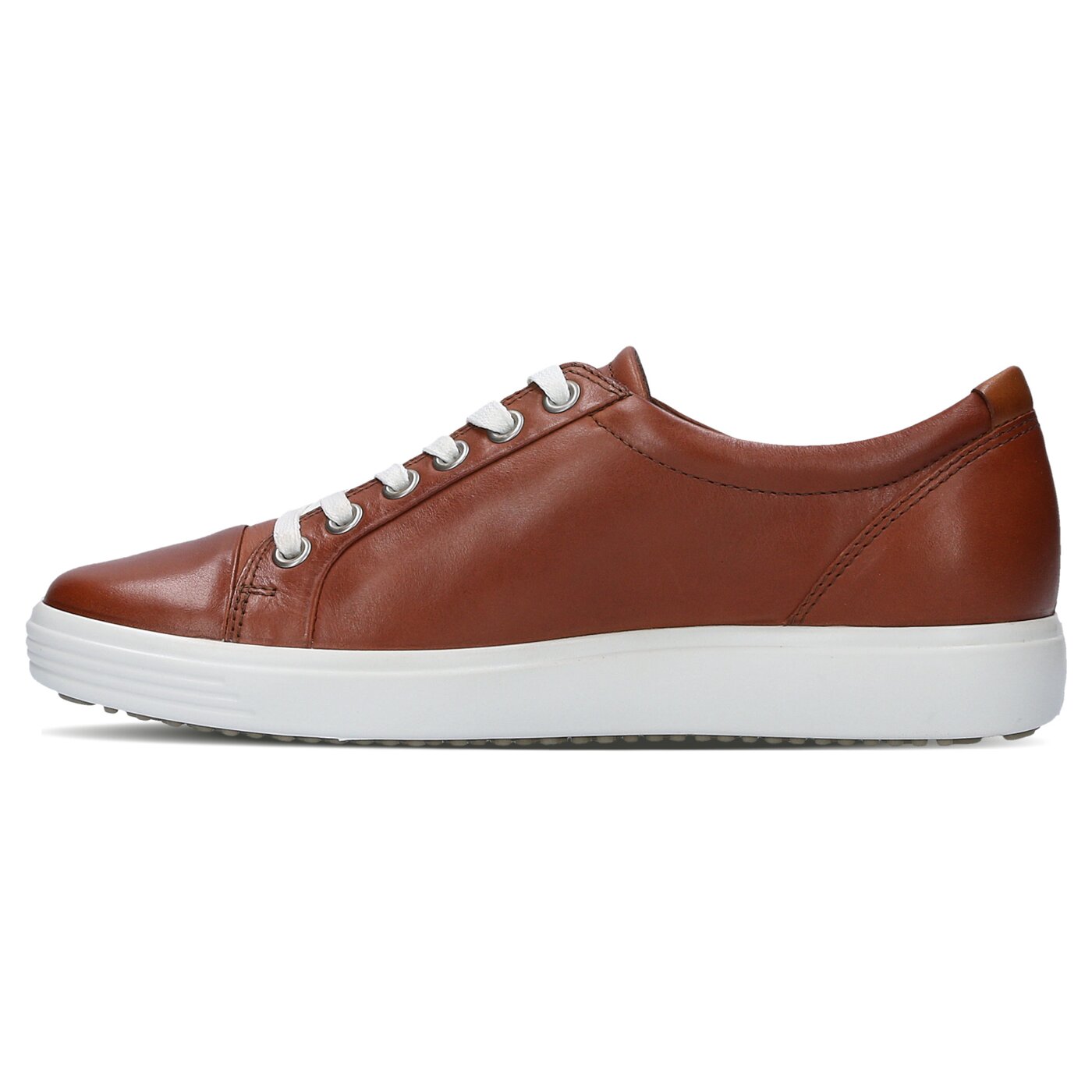 Damskie trampki ECCO SOFT 7 LADIES 43000301195 kolor brązowy