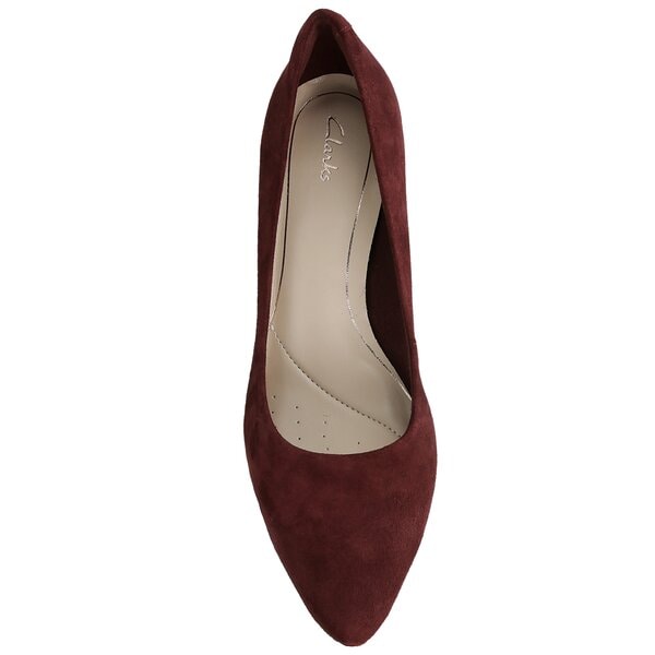 Damskie szpilki / czółenka CLARKS ISIDORA FAYE 26126721 kolor bordowy